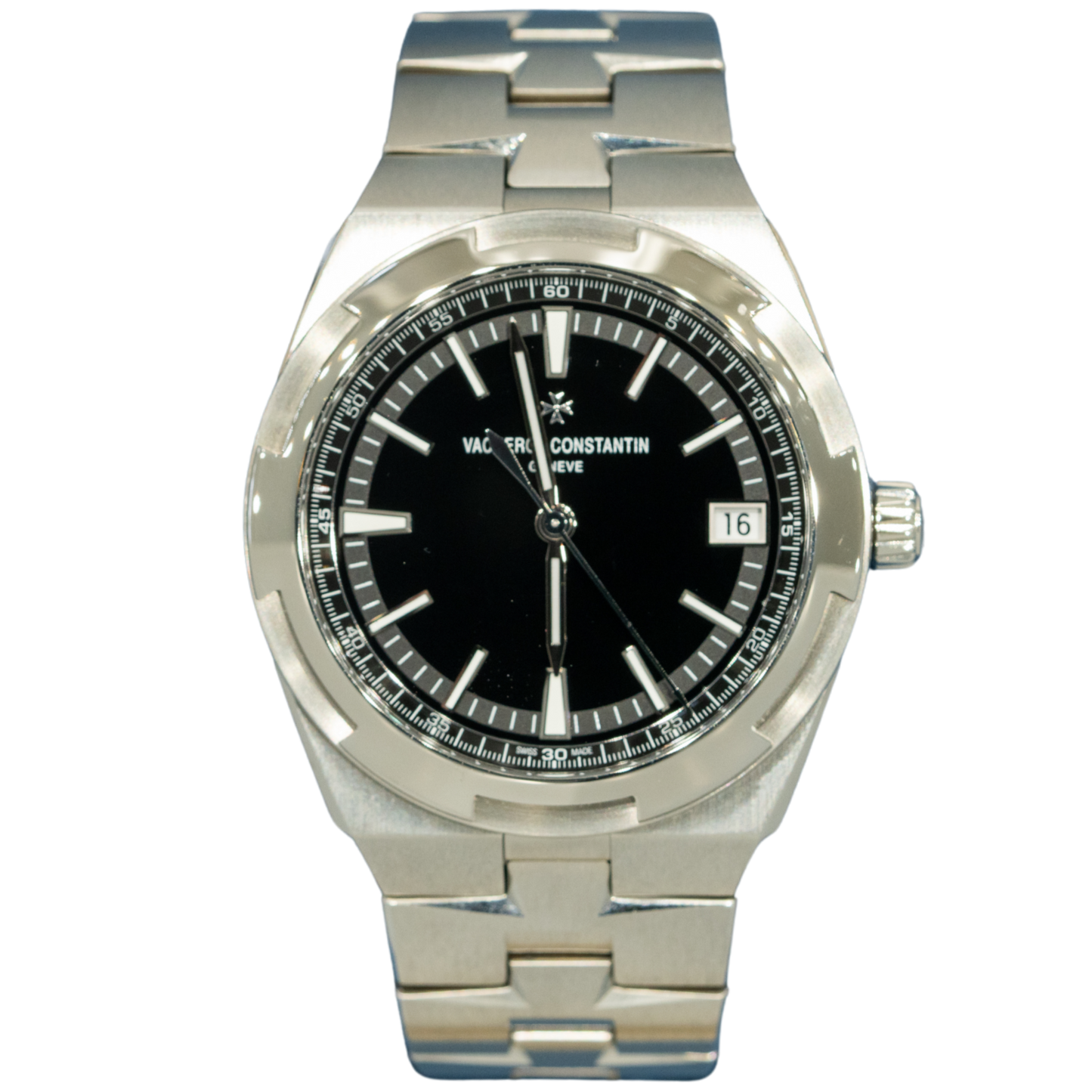 Vacheron Constantin 4500V/110A-B483 Stainless Steel Black Dial Overseas