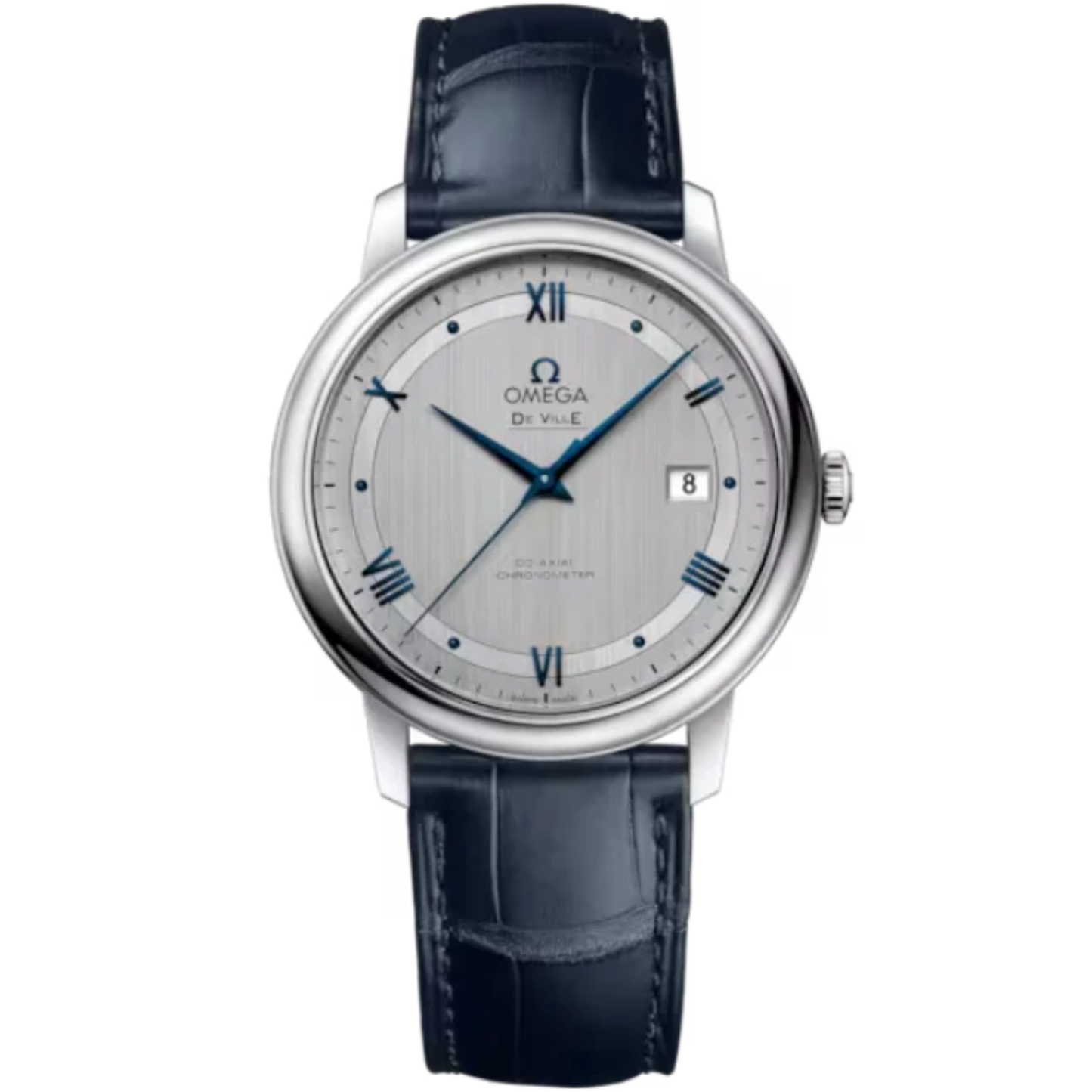 DE VILLE PRESTIGE 39 MM STAINLESS STEEL WITH SILVER DIAL
