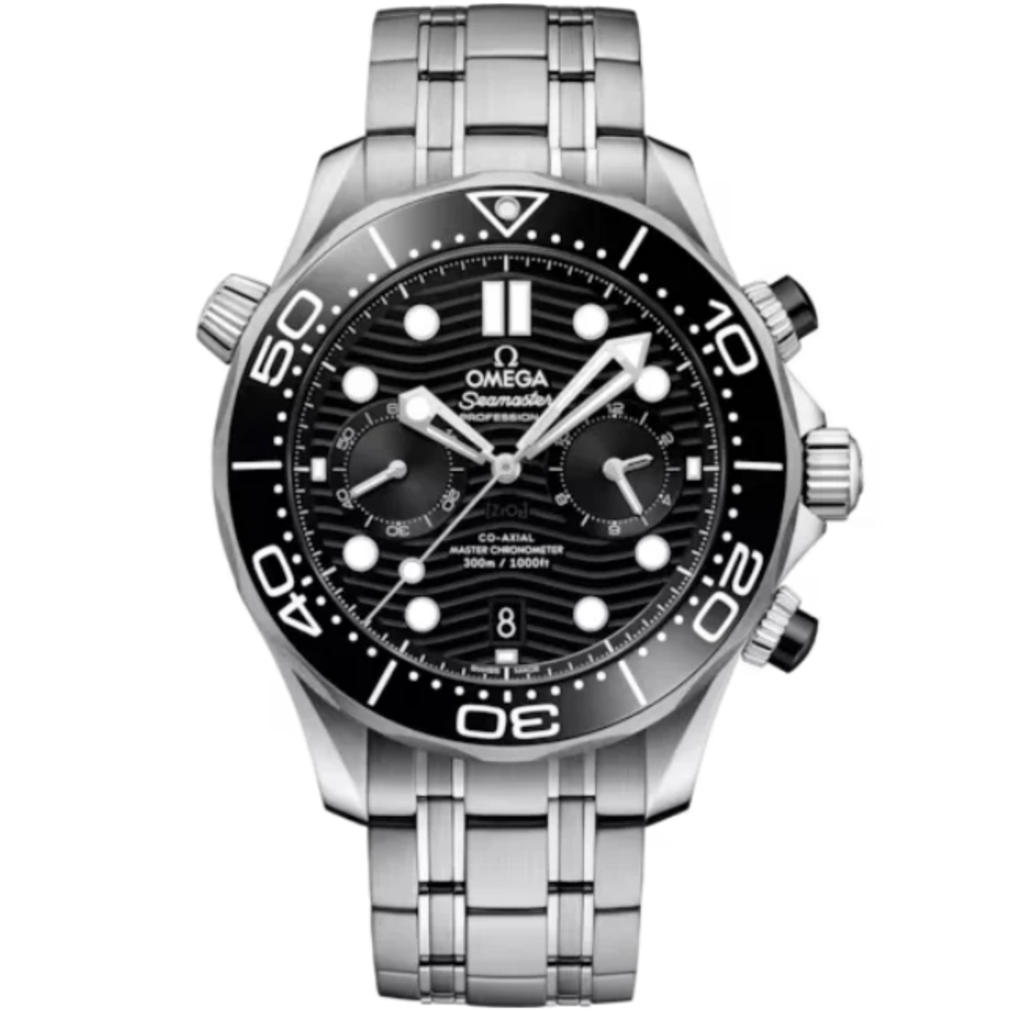 SEAMASTER DIVER 300M 44 MM STAINLESS STEEL WITH BLACK DIAL