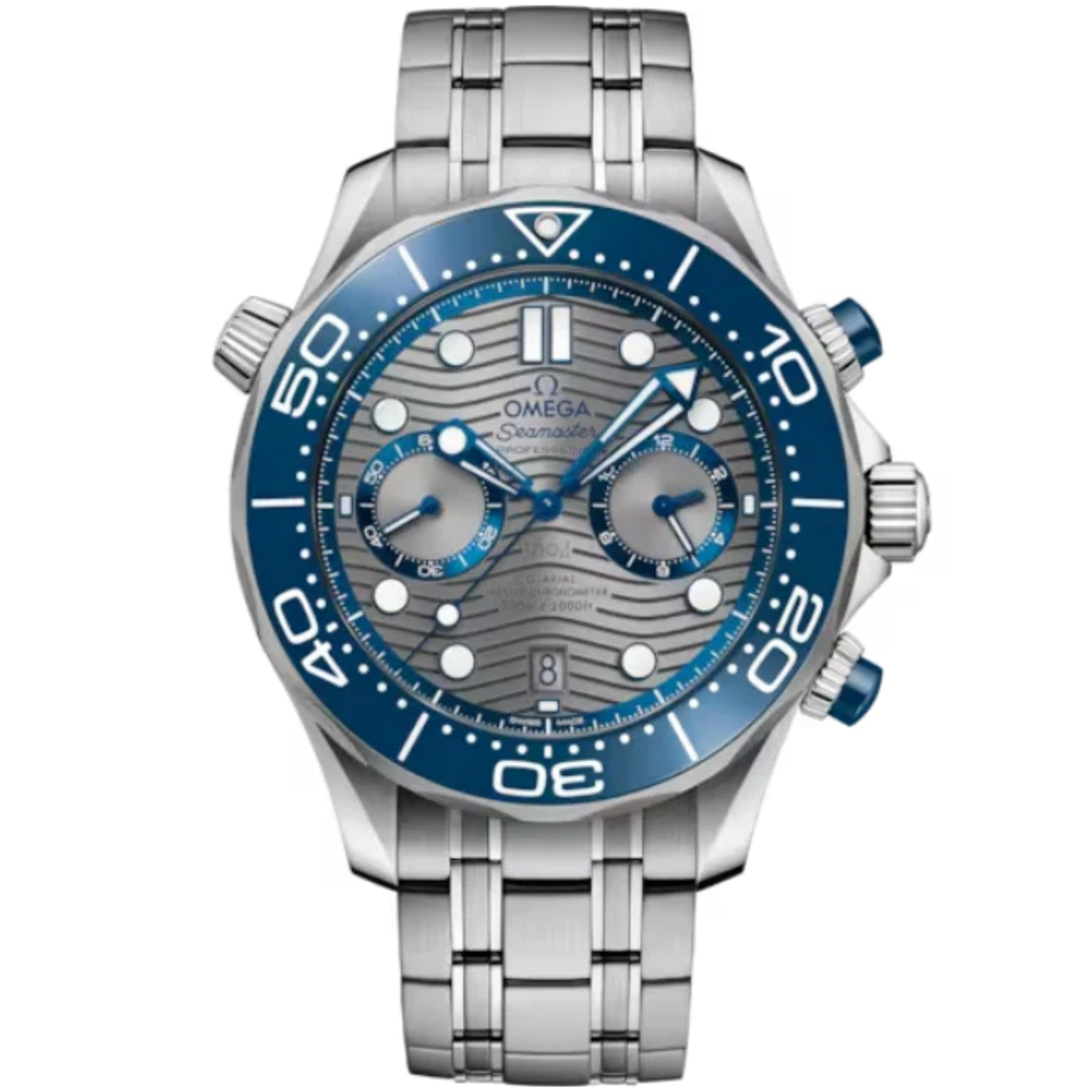 SEAMASTER DIVER 300M 44 MM STAINLESS STEEL WITH GREY DIAL