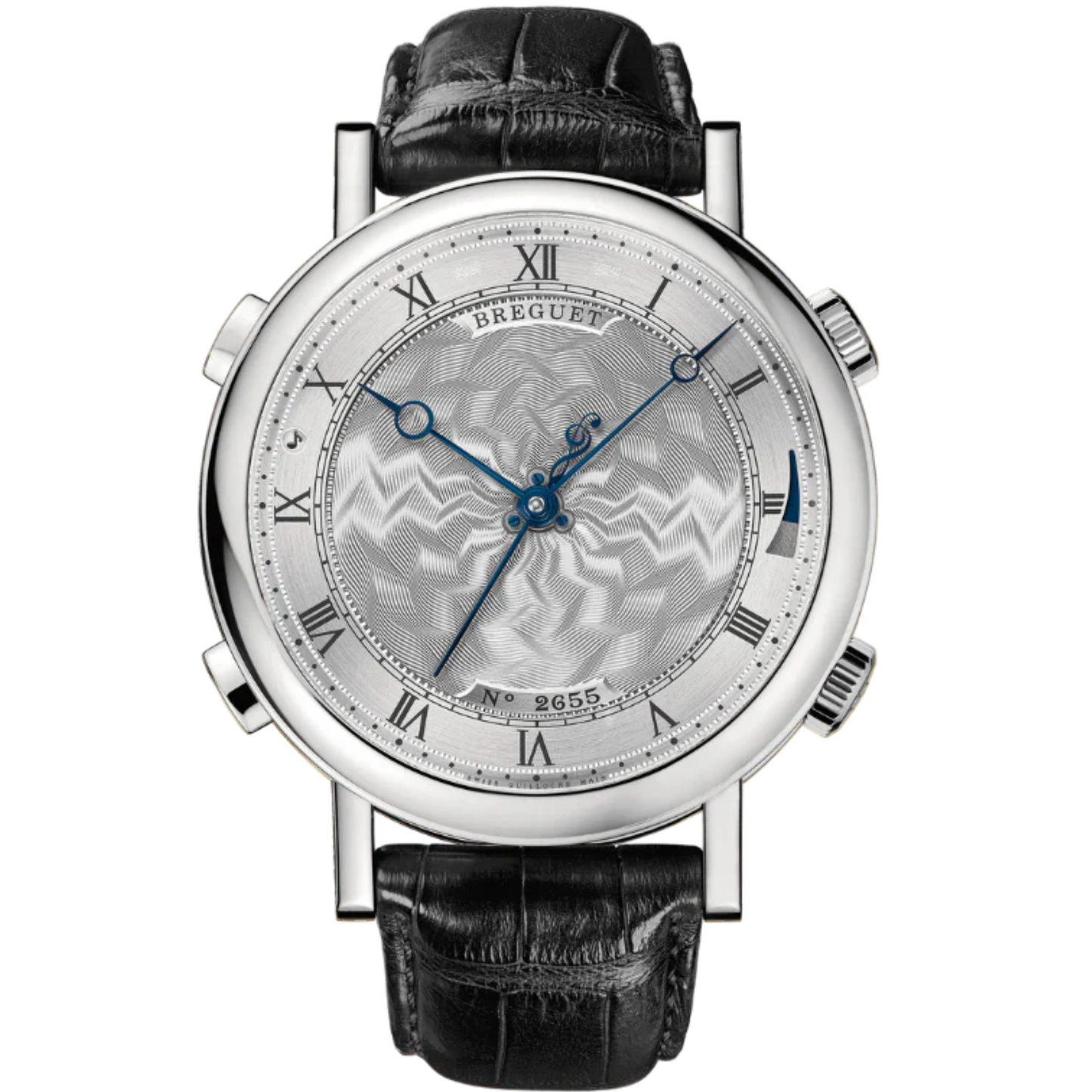 LA MUSICALE 7800 48 MM WHITE GOLD WITH SILVER DIAL