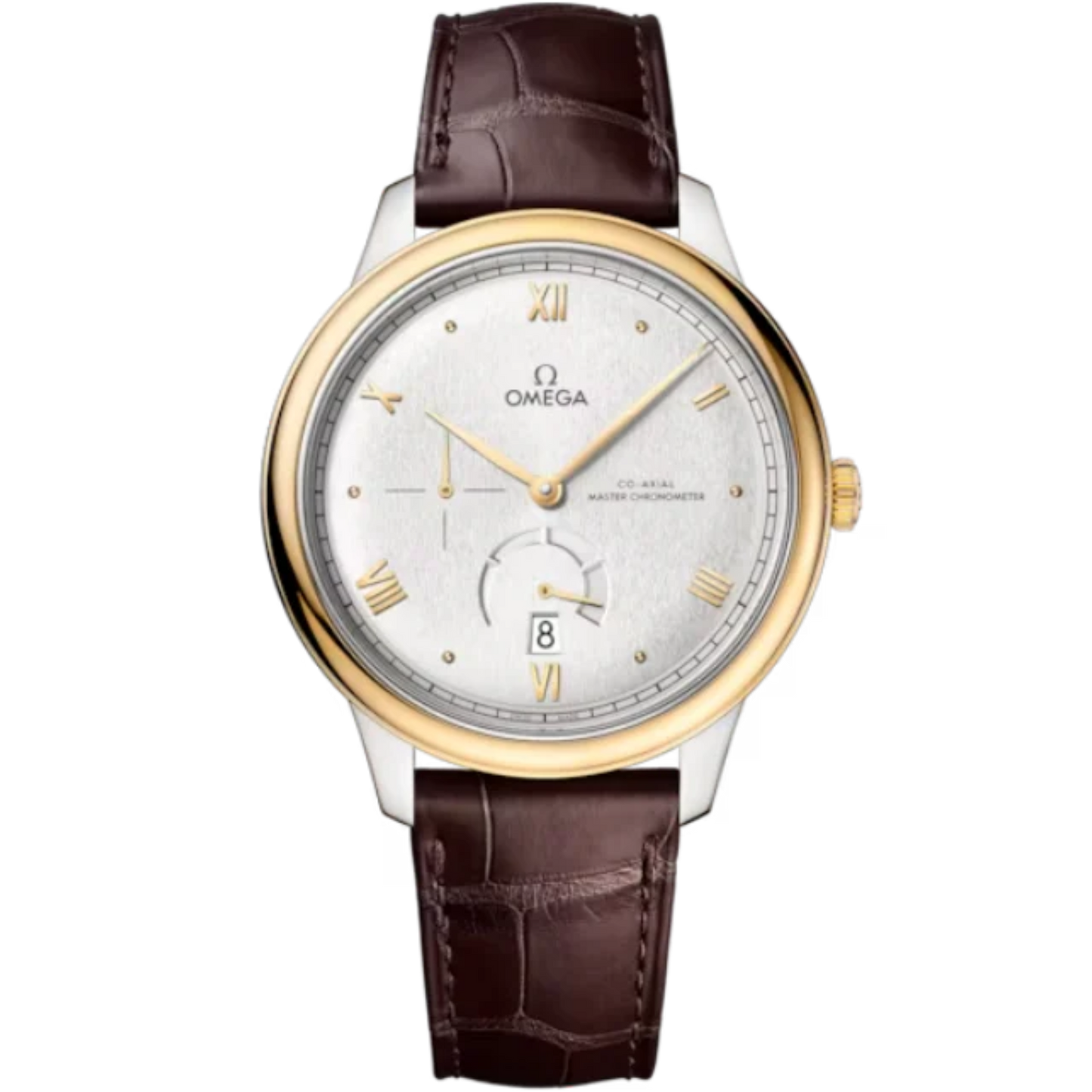 DE VILLE PRESTIGE 41 MM STAINLESS STEEL - YELLOW GOLD WITH SILVER DIAL