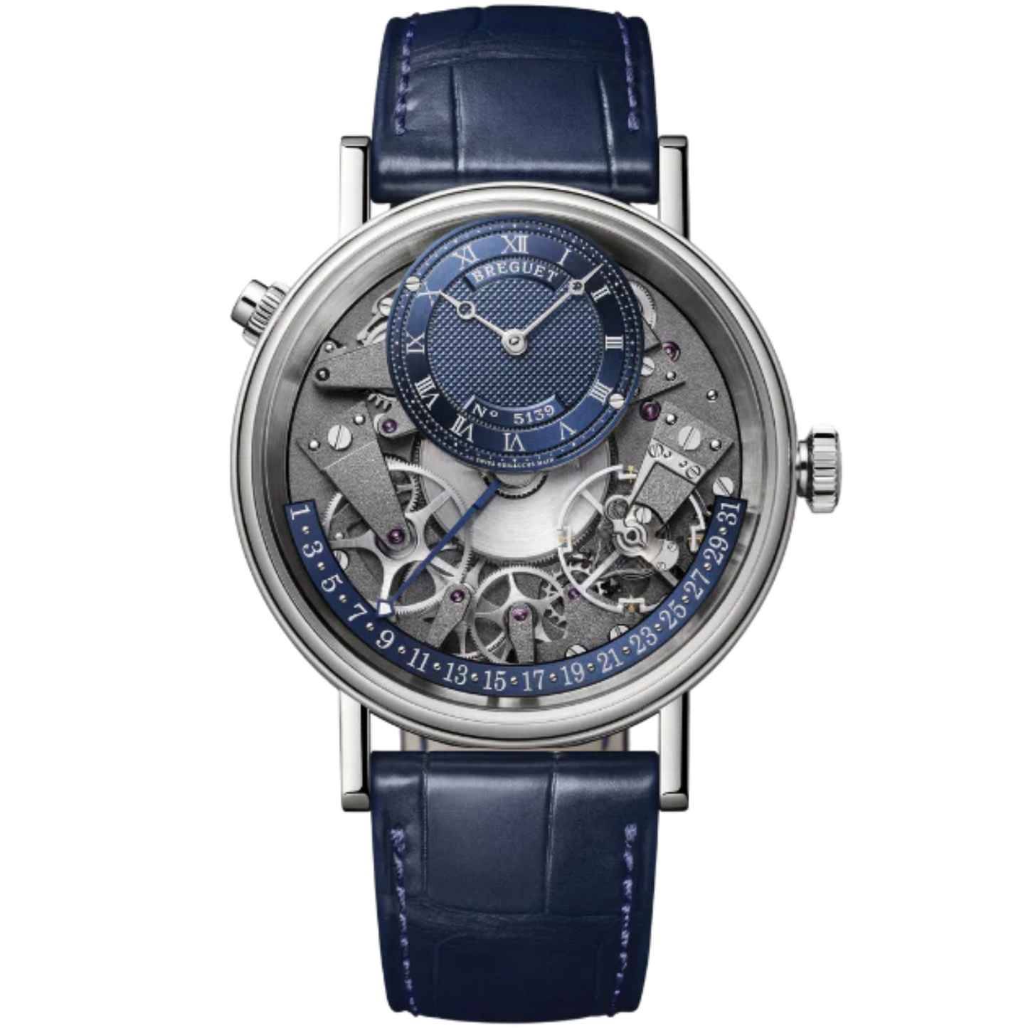 TRADITION QUANTIEME RETROGRADE 7597 40 MM WHITE GOLD WITH BLUE DIAL