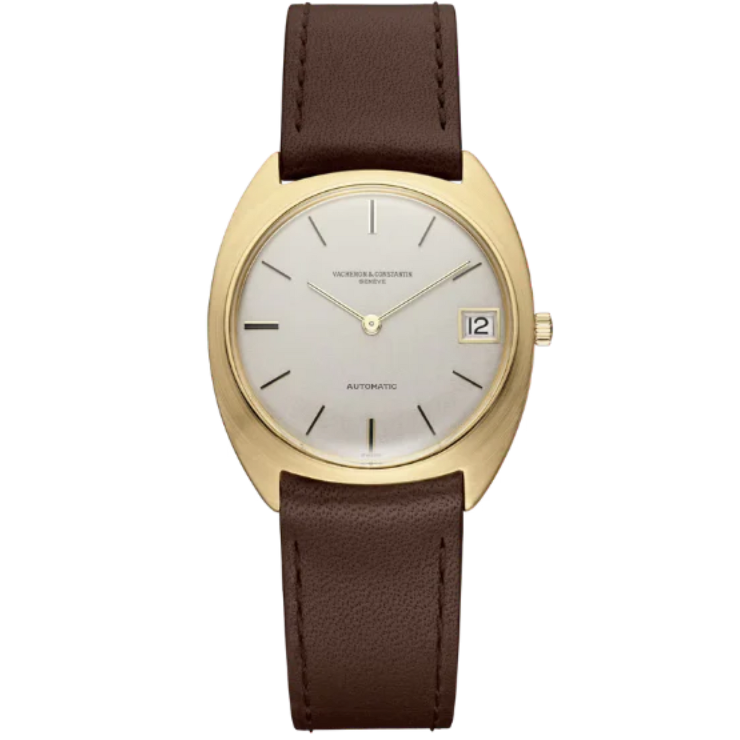 LES COLLECTIONNEURS REFERENCE 7595Q 34 MM 18K YELLOW GOLD WITH WHITE DIAL