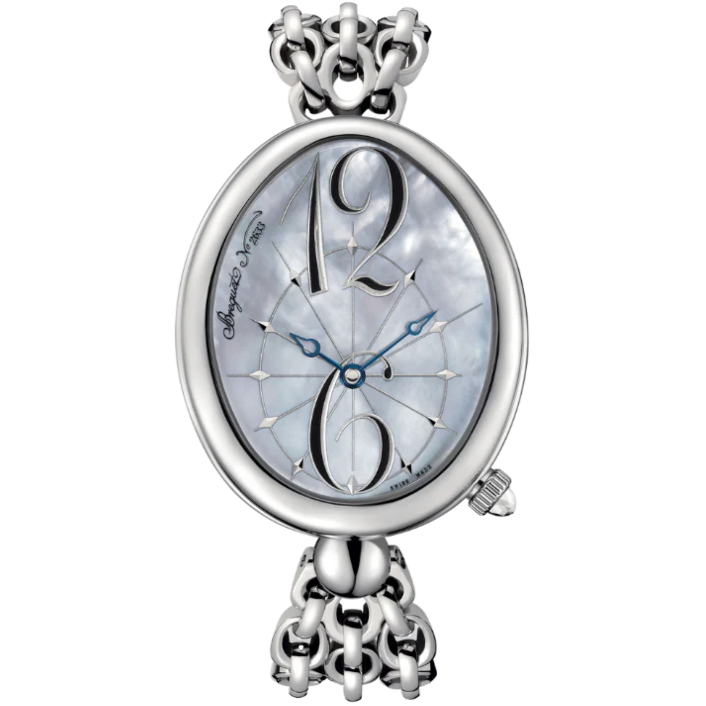 REINE DE NAPLES 8967 43 MM STAINLESS STEEL WITH MOTHER OF PEARL DIAL
