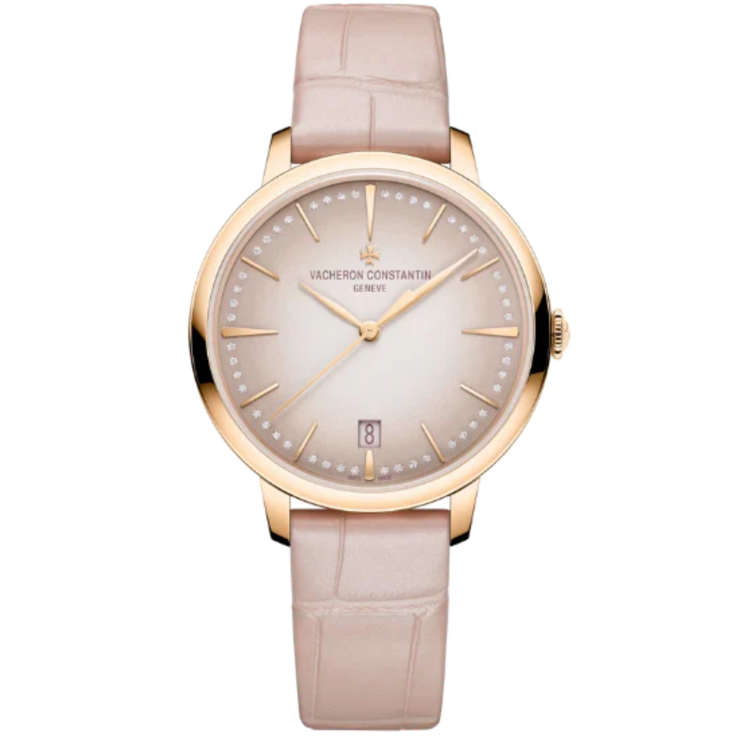 PATRIMONY SELF-WINDING 36 MM PINK GOLD WITH PINK BRASS DIAL