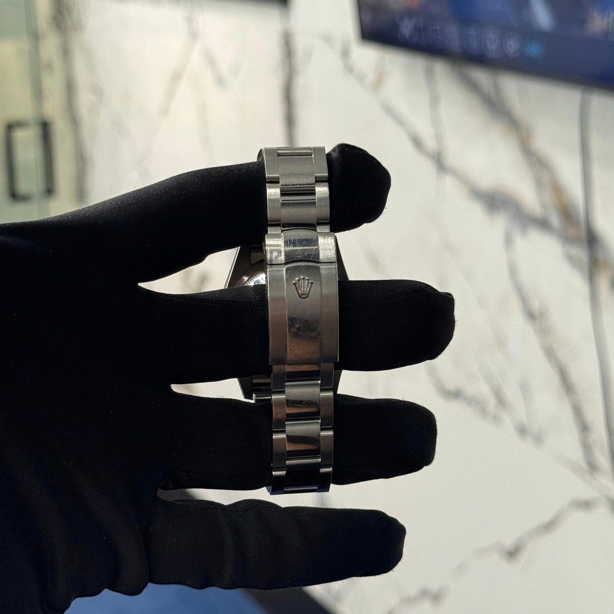 Rolex Datejust Ref. 116244 36mm Stainless Steel Oyster Bracelet White Mother of Pearl Factory Diamond Dial