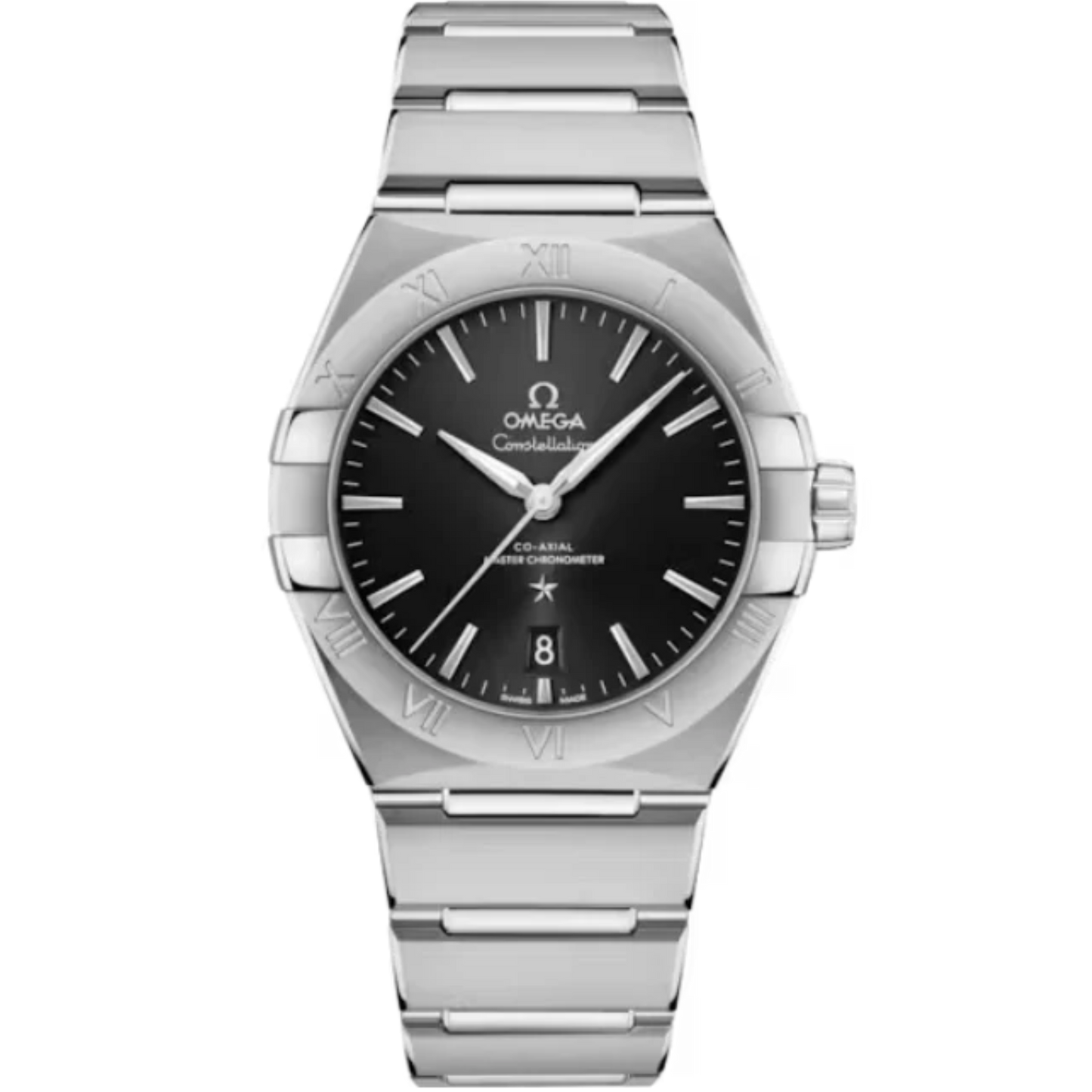 CONSTELLATION 39 MM STAINLESS STEEL WITH BLACK DIAL