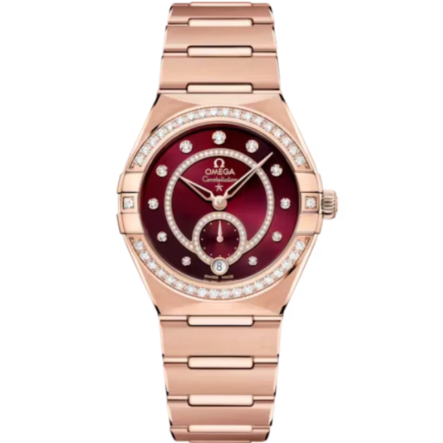 CONSTELLATION 34 MM SEDNA™ GOLD WITH RED DIAL