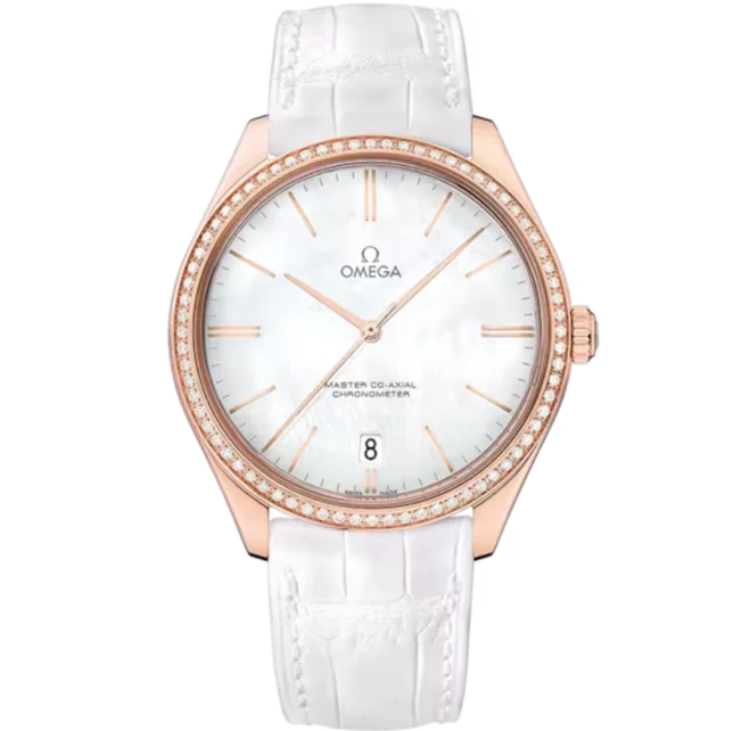 DE VILLE TRÉSOR 40 MM SEDNA™ GOLD WITH MOTHER OF PEARL DIAL