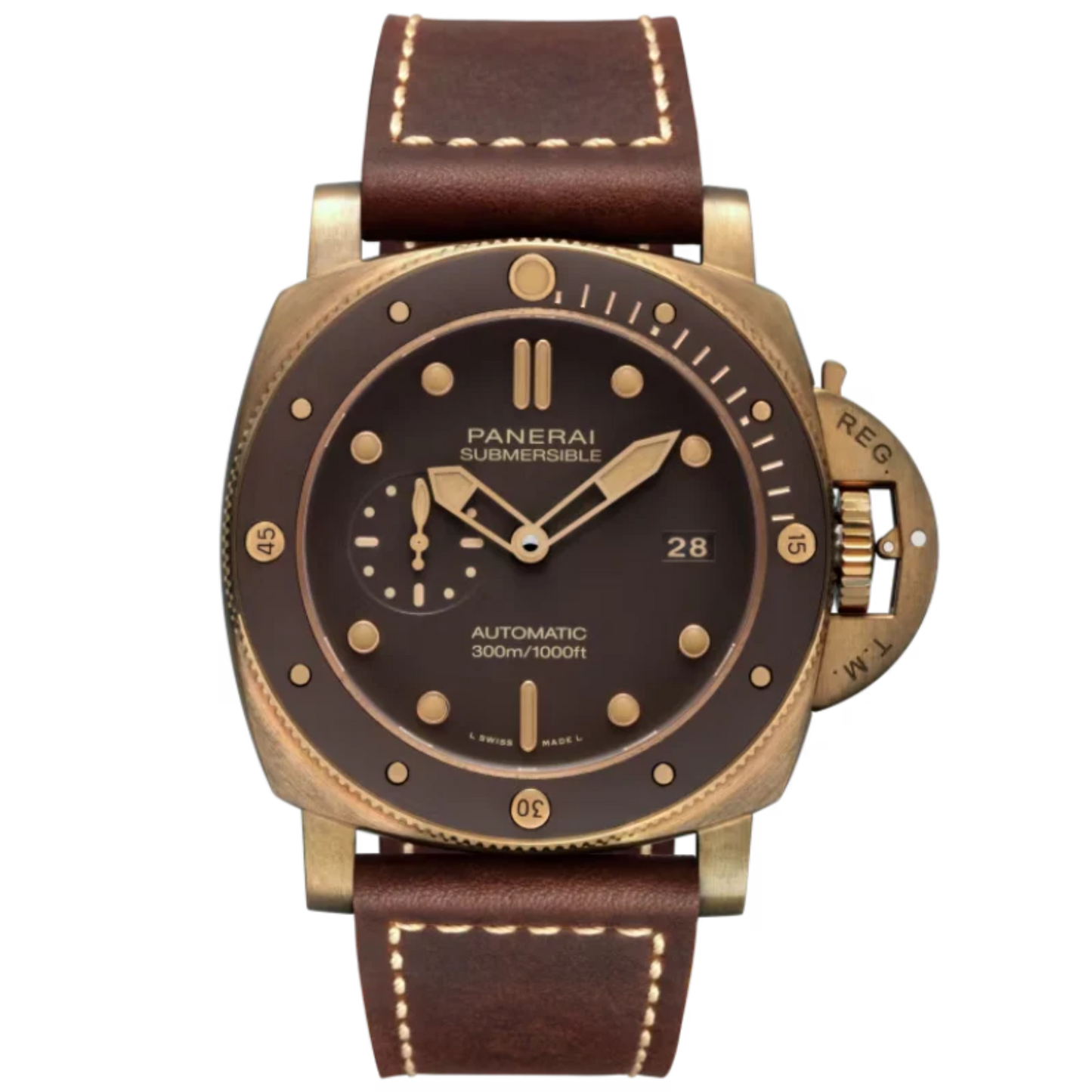 SUBMERSIBLE BONZO PAM00968 47 MM BRONZE WITH BLACK DIAL