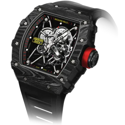 RM 35-01 Rafael Nadal NTPT Limited Edition Manual Winding Black Textile Carbon Case