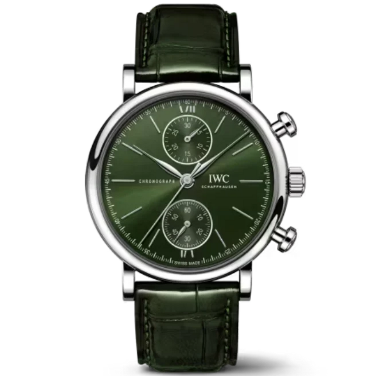 PORTOFINO CHRONOGRAPH 39 MM STAINLESS STEEL WITH GREEN DIAL