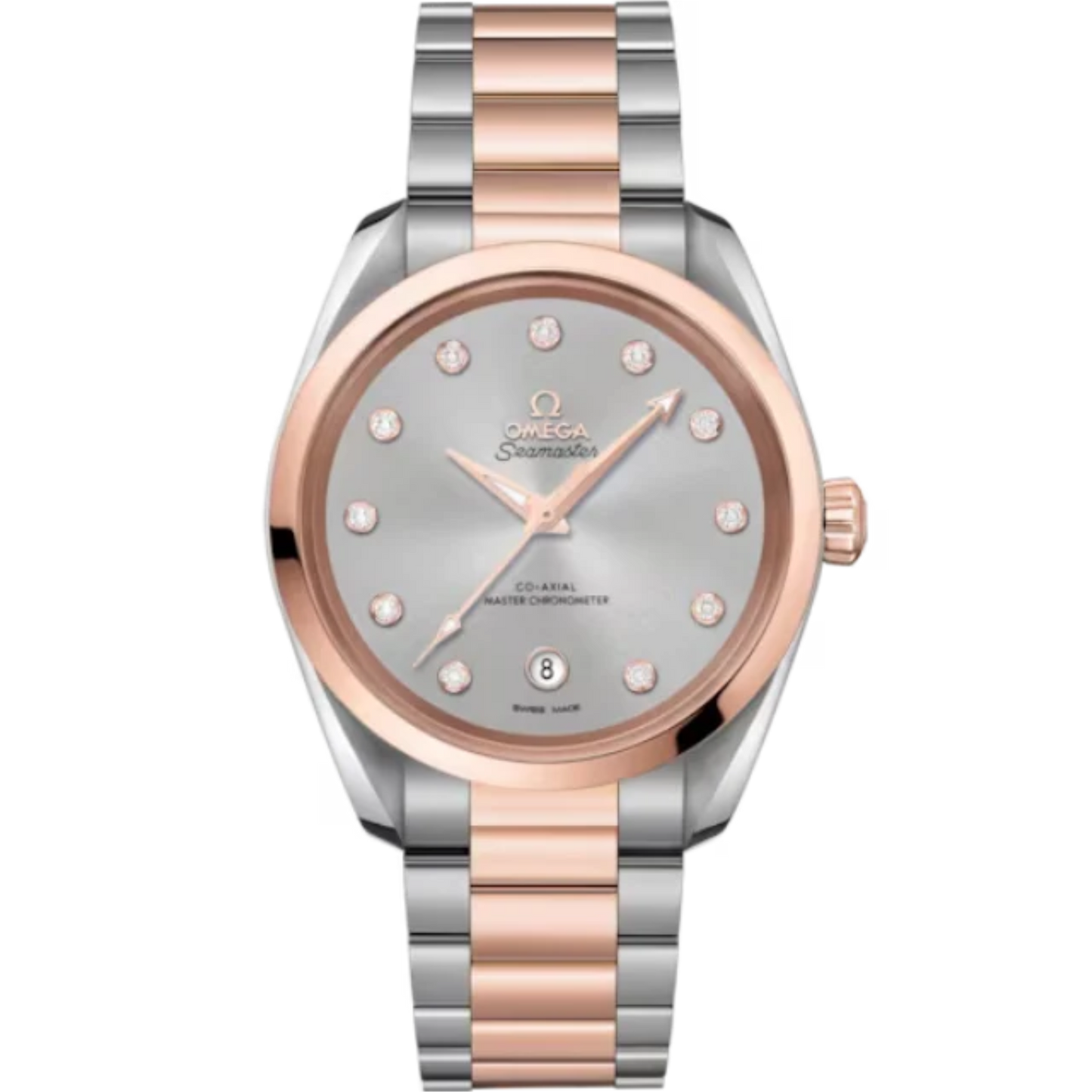 SEAMASTER AQUA TERRA 150M 38 MM STAINLESS STEEL - SEDNA™ GOLD WITH GREY DIAL