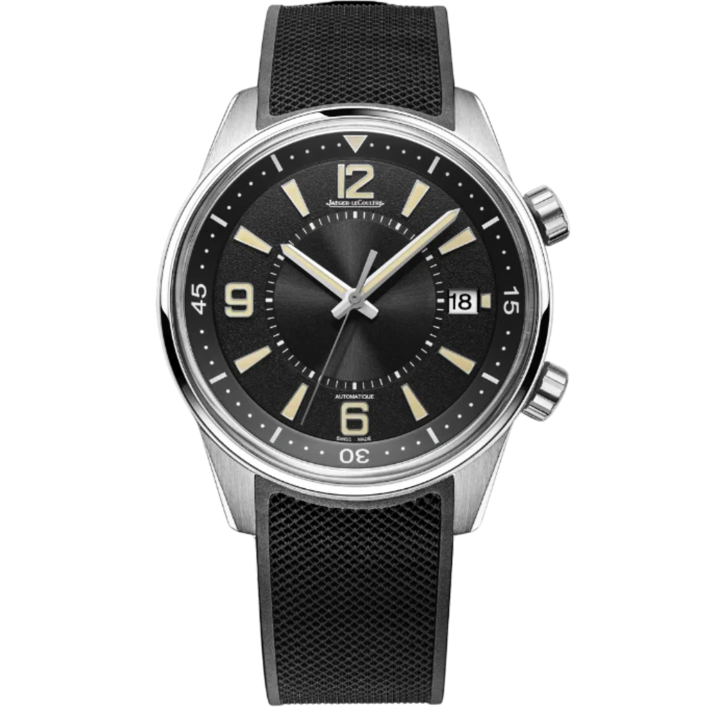 POLARIS DATE 42 MM STAINLESS STEEL WITH BLACK SUNBURST DIAL