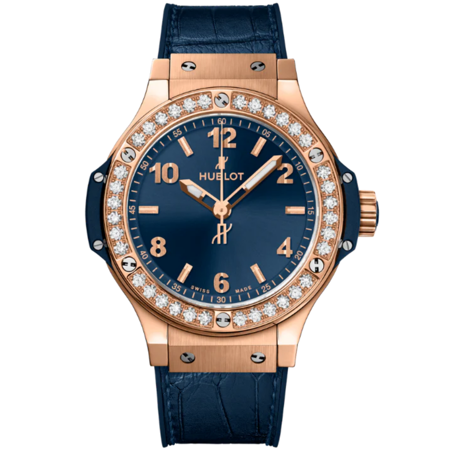 Big Bang 38mm GOLD BLUE DIAMONDS