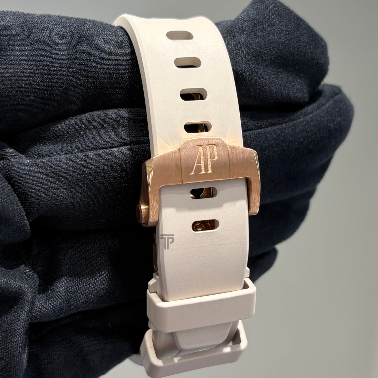 Audemars Piguet Royal Oak Offshore Ref. 26236OR.YY.D002CA.01 37MM Rose Gold Black Dial with Factory Rainbow Bezel