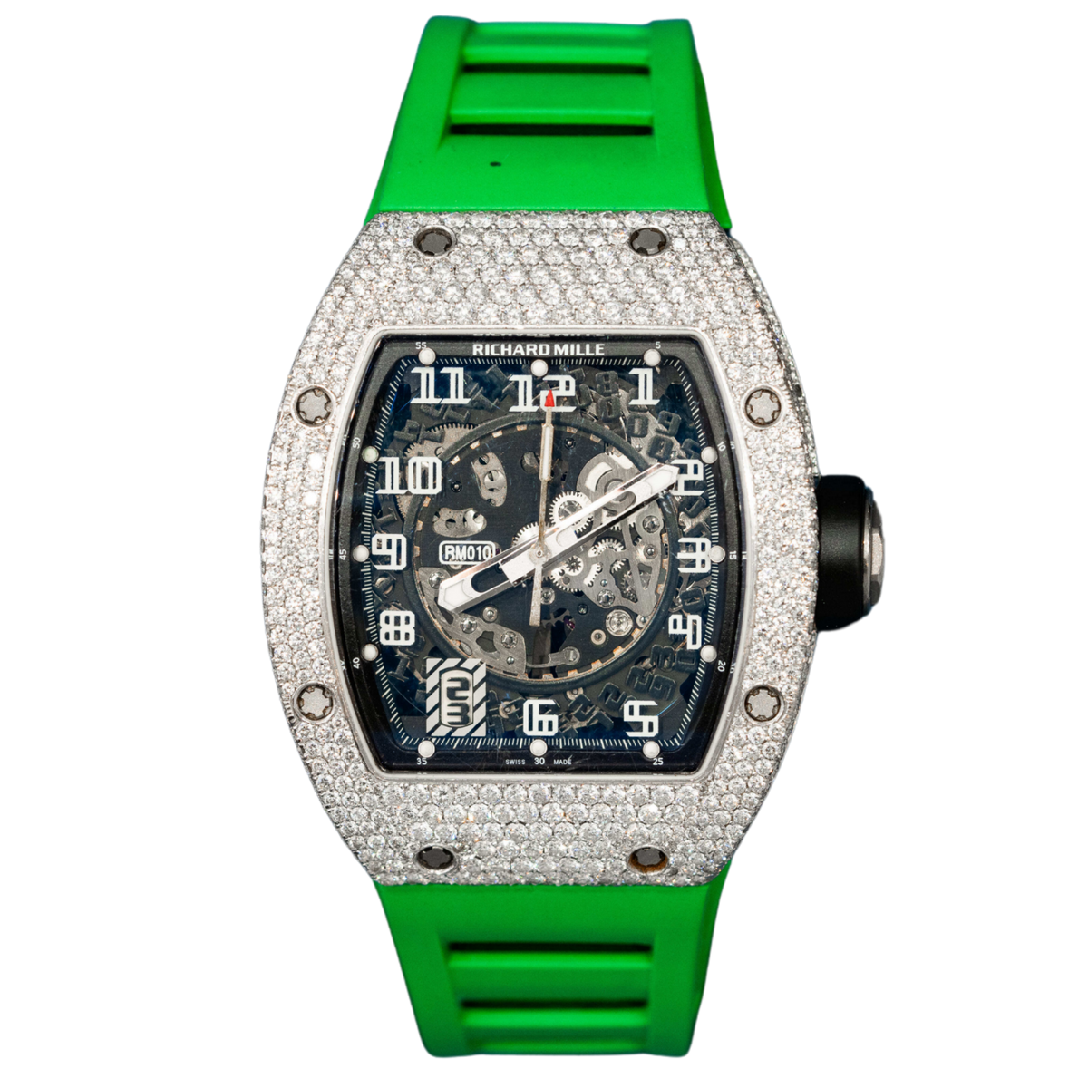 Richard Mille RM10 White Gold Bussdown