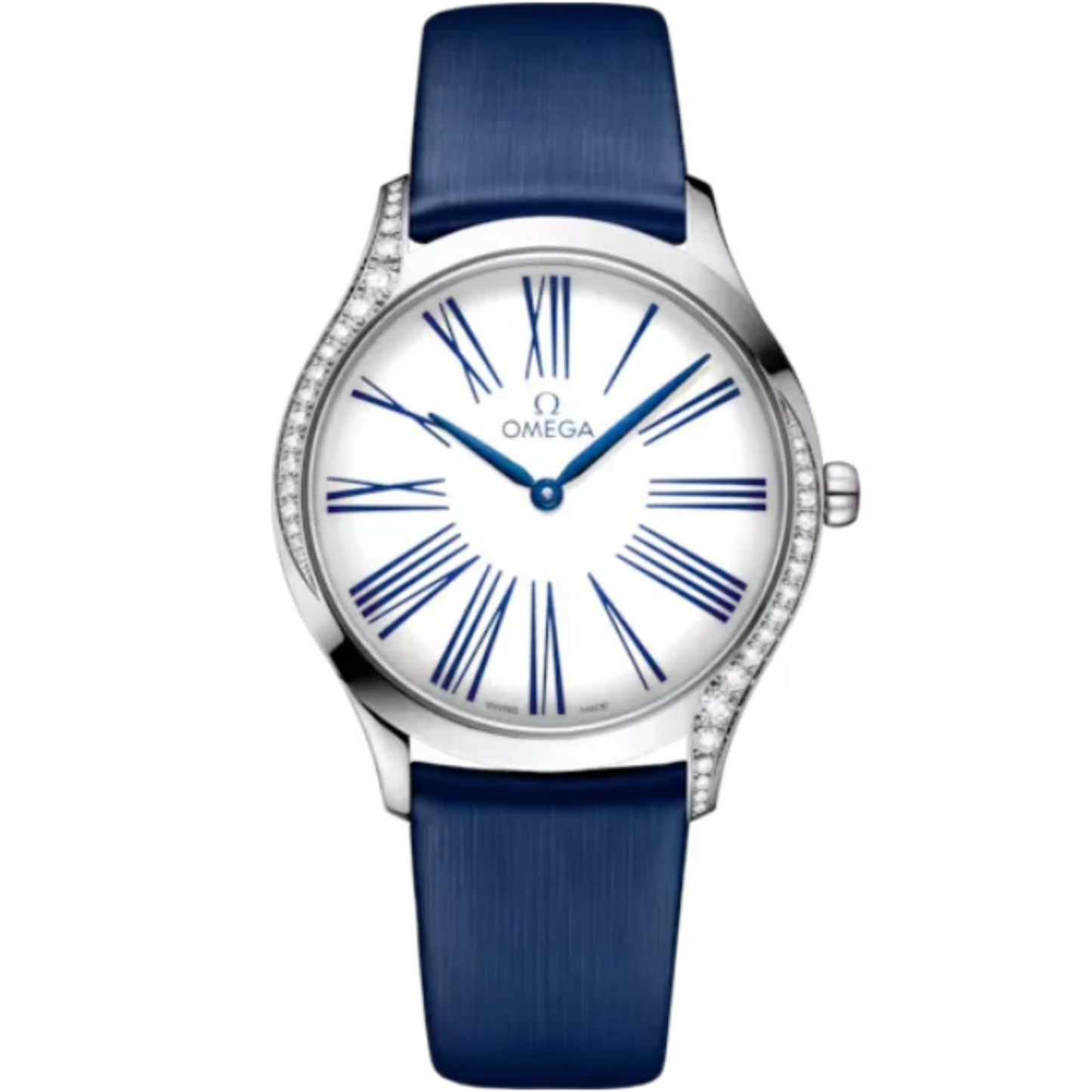 DE VILLE TRÉSOR 36 MM STAINLESS STEEL WITH WHITE DIAL
