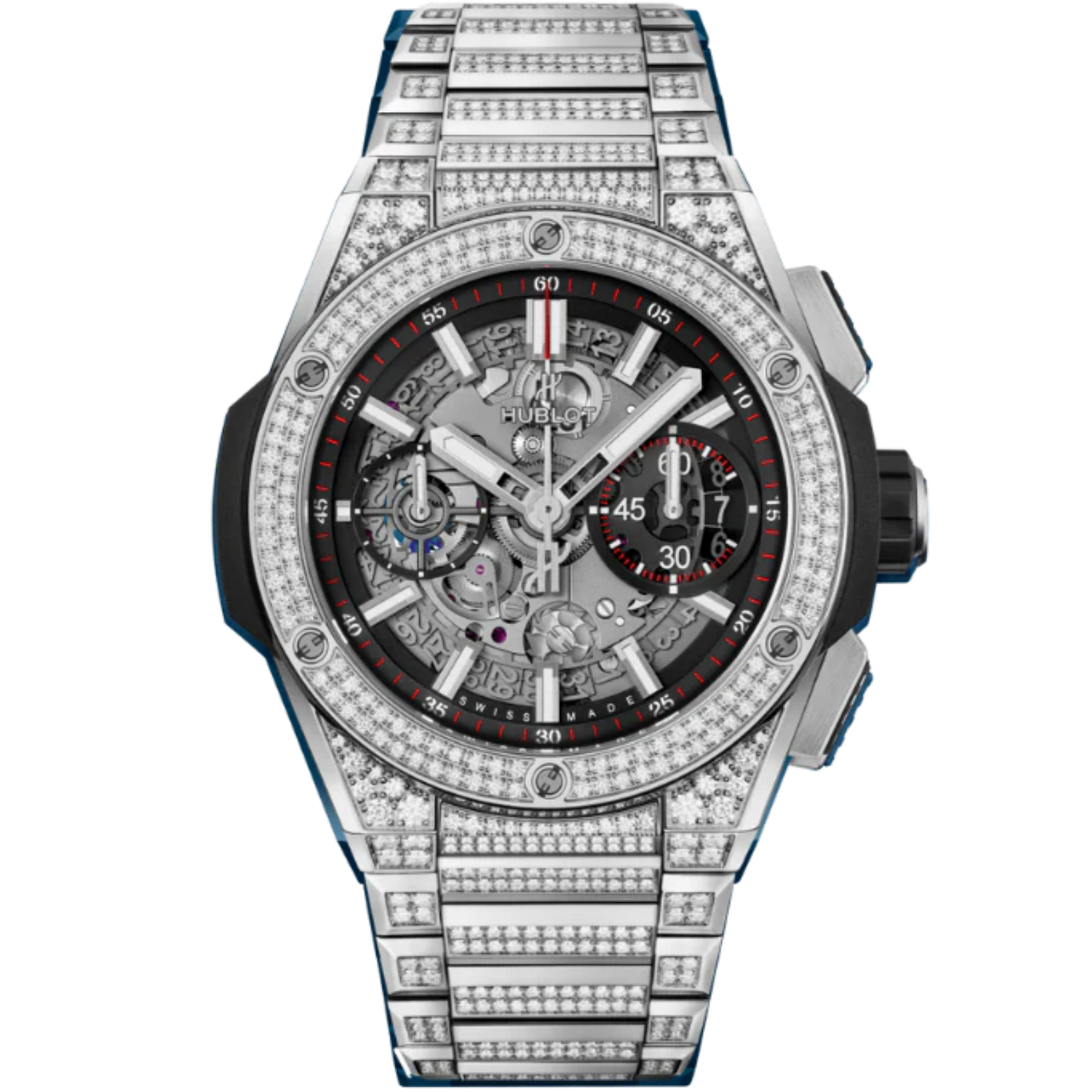 Big Bang 42mm INTEGRATED TITANIUM PAVÉ