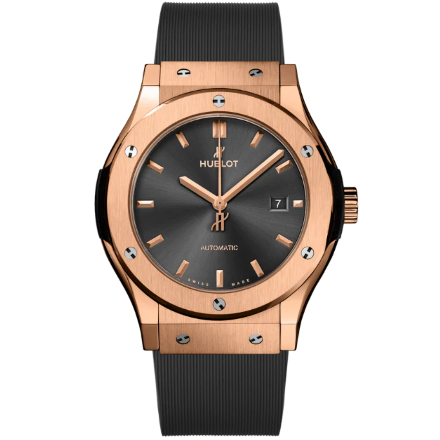 CLASSIC FUSION 3-HANDS 33MM RACING GREY KING GOLD