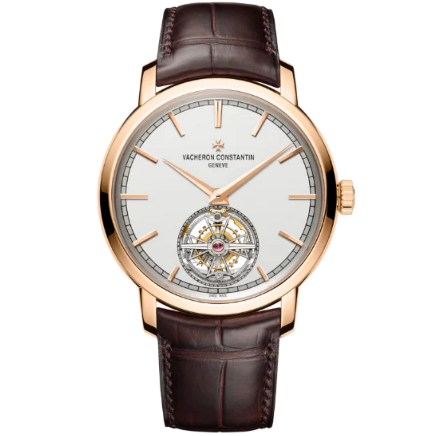 TRADITIONNELLE TOURBILLON 41 MM ROSE GOLD WITH WHITE BRASS DIAL