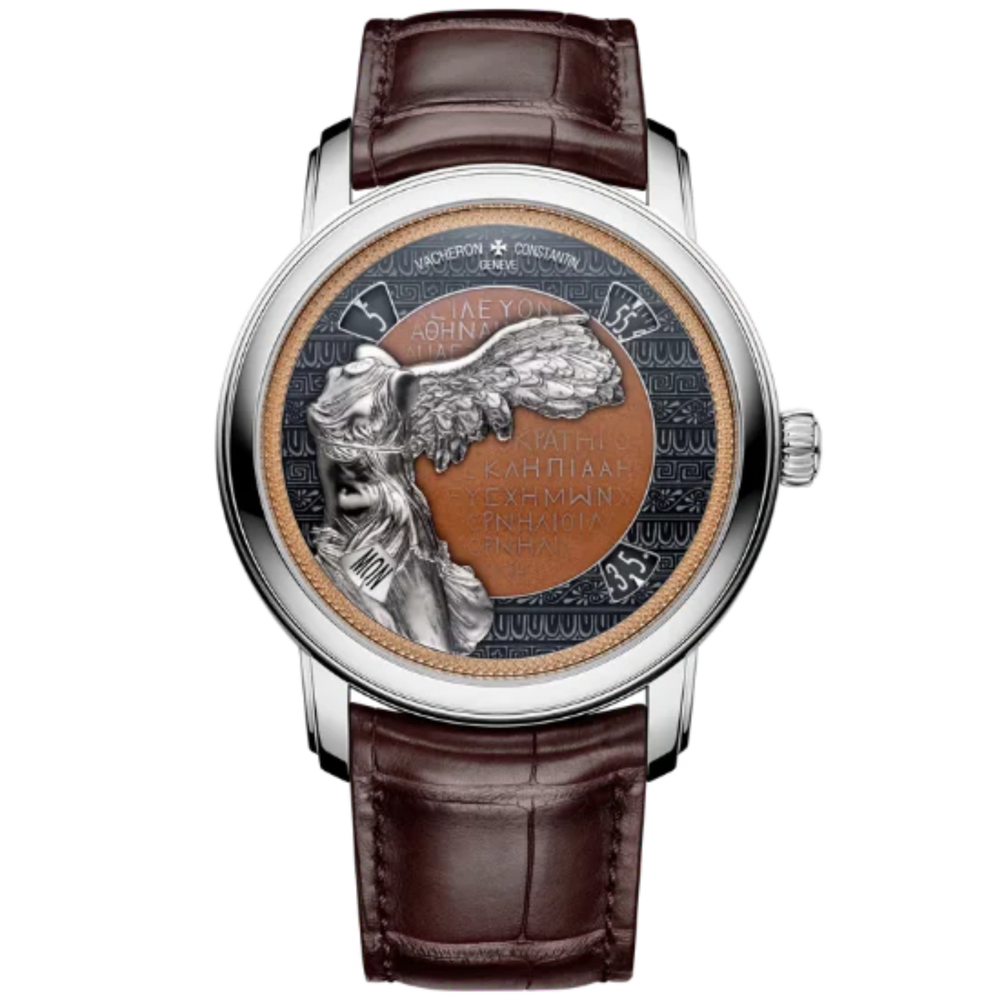 METIERS D'ART TRIBUTE TO GREAT CIVILISATIONS - VICTOIRE DE SAMOTHRACE 42 MM 18K WHITE GOLD CASE AND DIAL