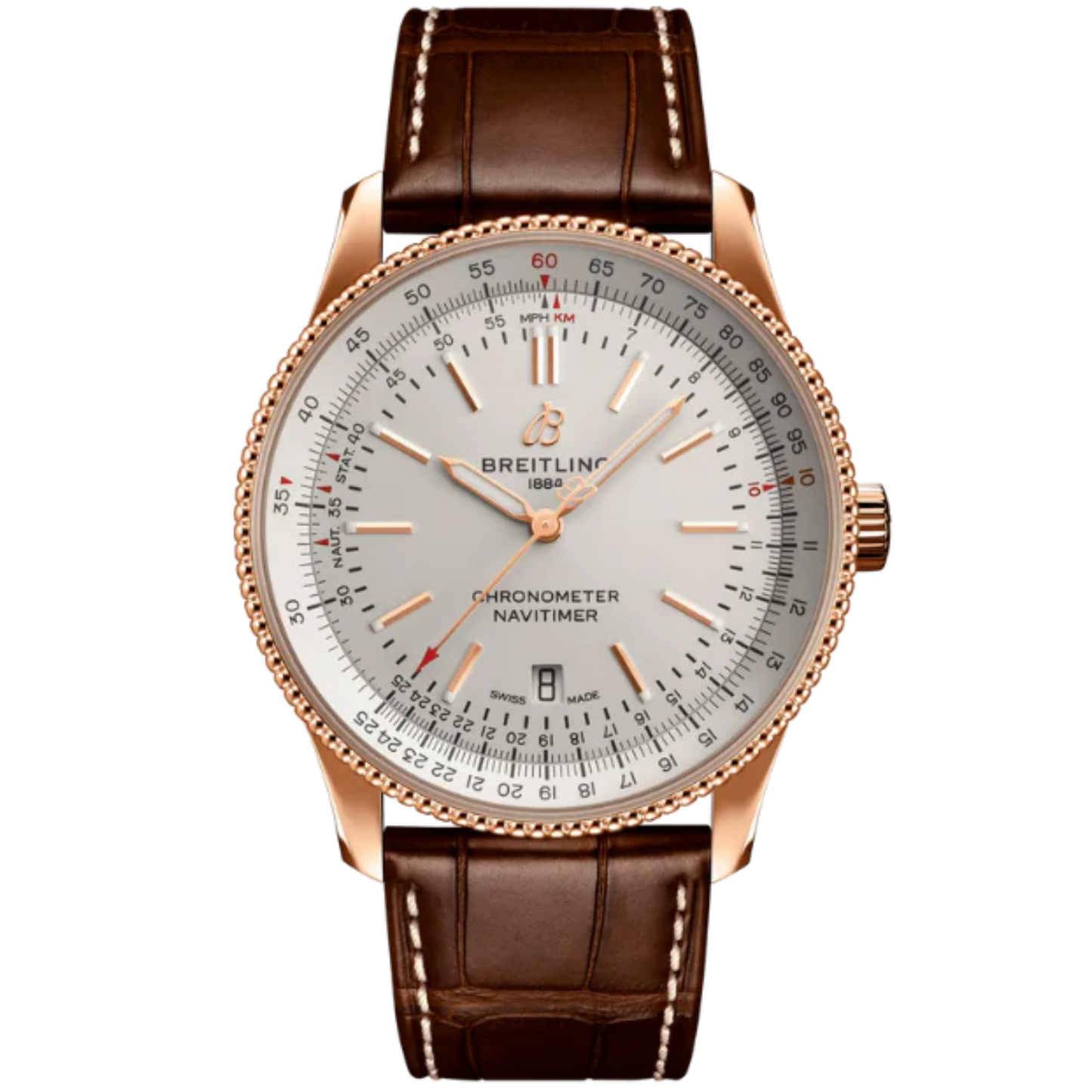 NAVITIMER AUTOMATIC 41 MM 18K ROSE GOLD WITH CREAM DIAL