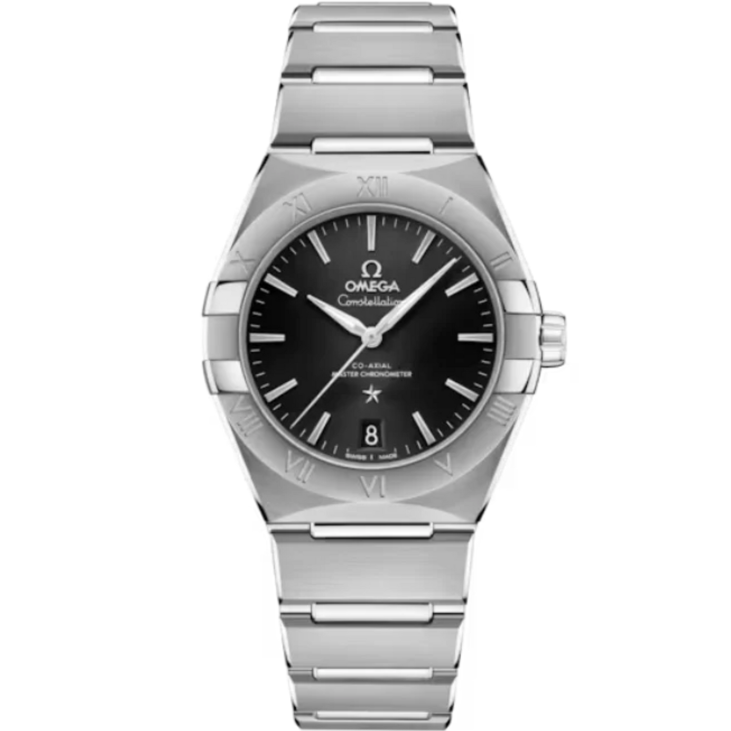 CONSTELLATION 36 MM STAINLESS STEEL WITH BLACK DIAL