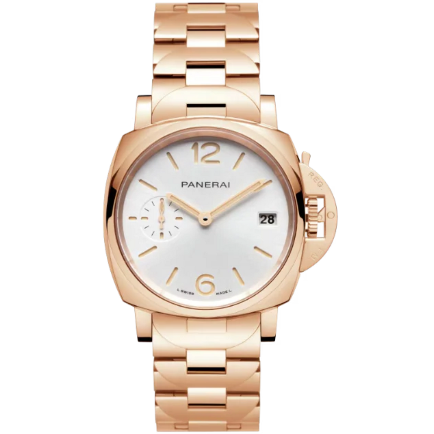 LUMINOR DUE TUTTOORO PAM01326 38 MM GOLDTECH™ WITH WHITE DIAL