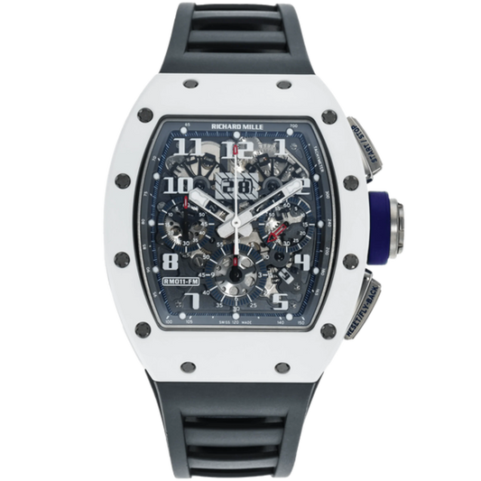 RM 011 Atz Polo St Tropez Limited Edition Rubber Strap Titanium Case