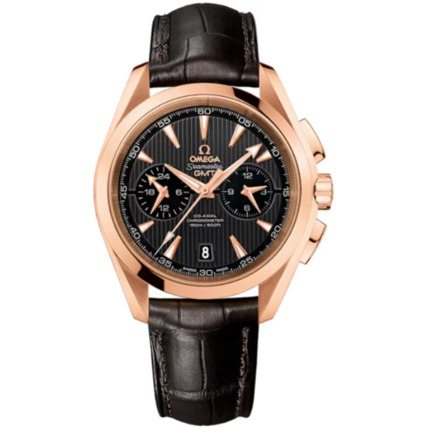 SEAMASTER AQUA TERRA 150M GMT 43 MM RED GOLD WITH GREY DIAL