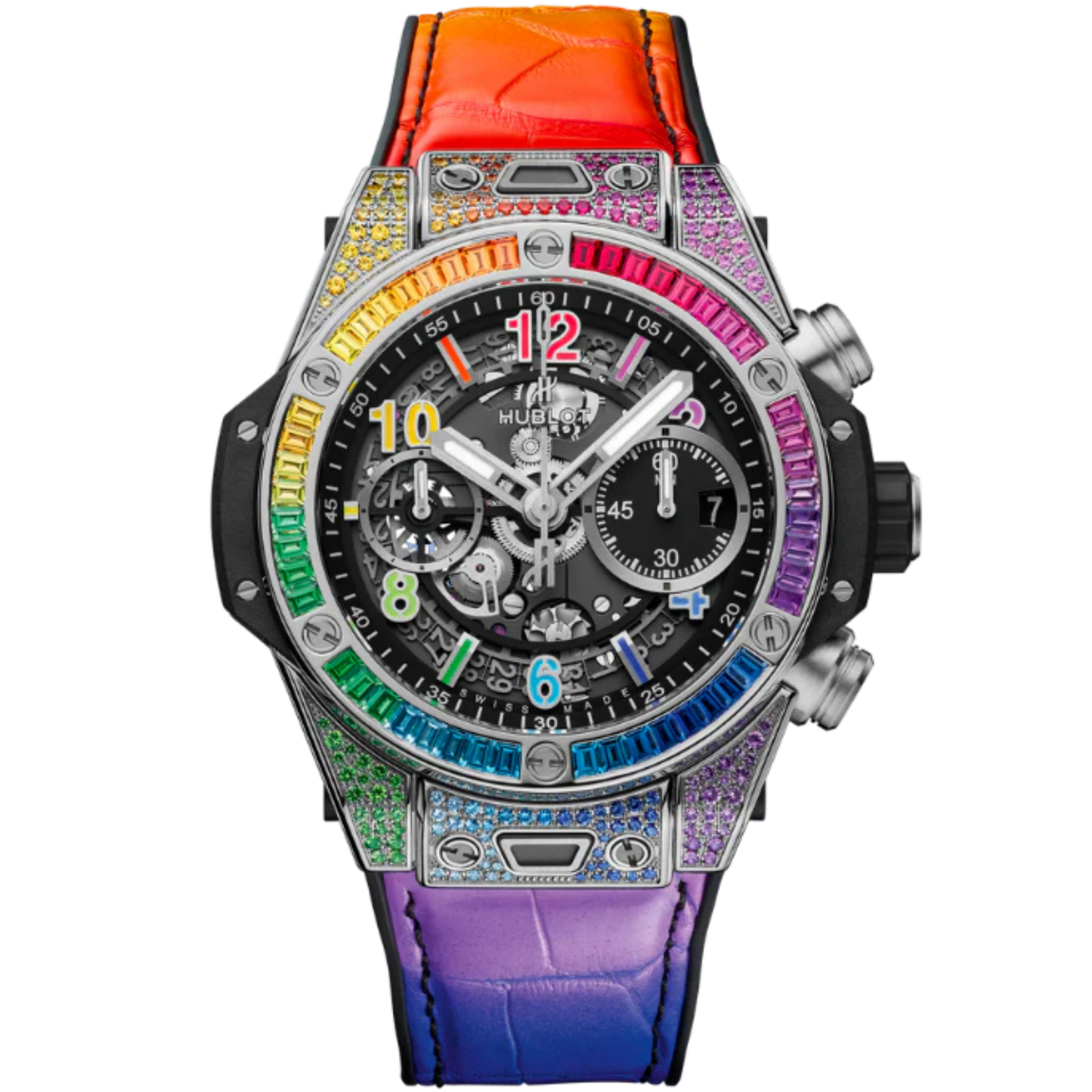 Big Bang 42mm UNICO TITANIUM RAINBOW