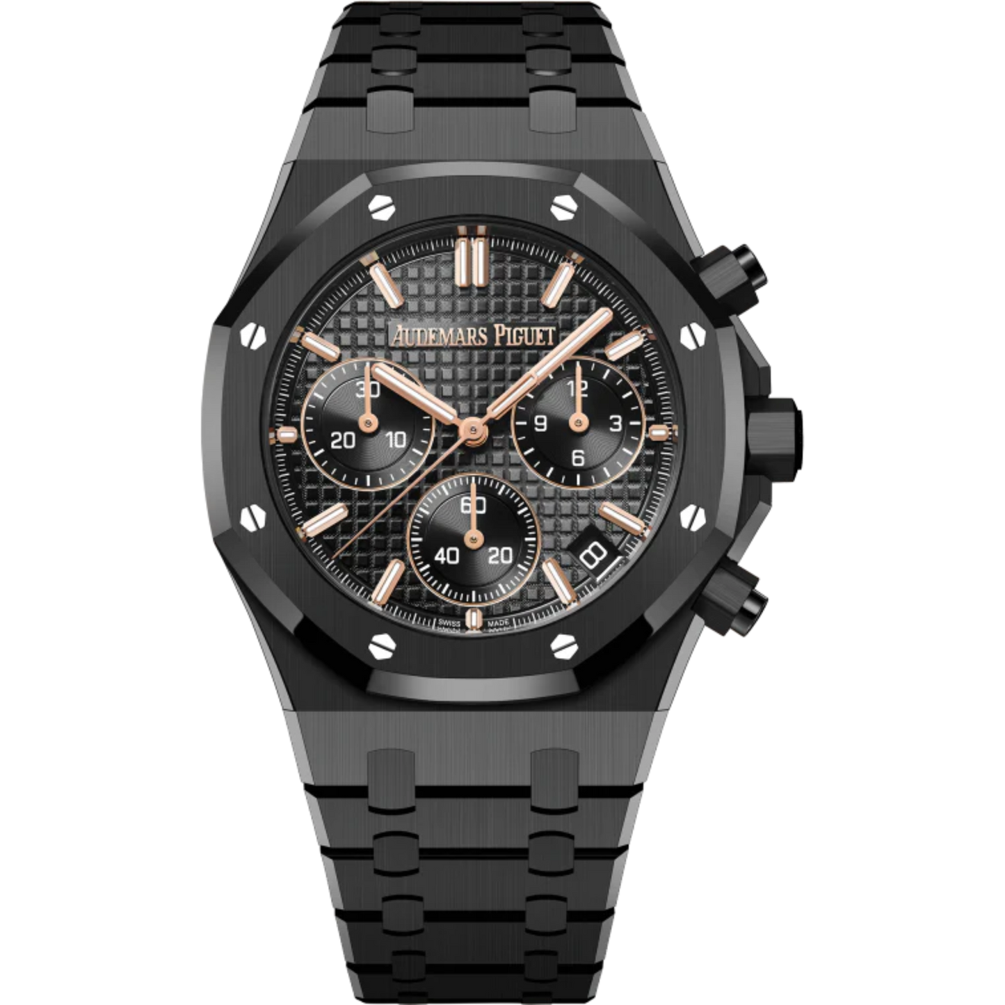 Royal Oak Selfwinding Chronograph 41MM Ceramic Bracelet Black Dial Ceramic Case