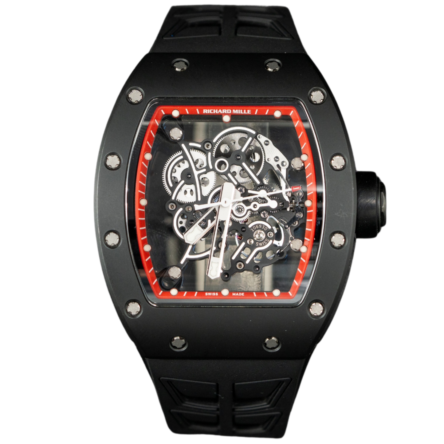 Richard Mille RM055 Bubba Watson Americas Edition Black Ceramic/Red Rehaut