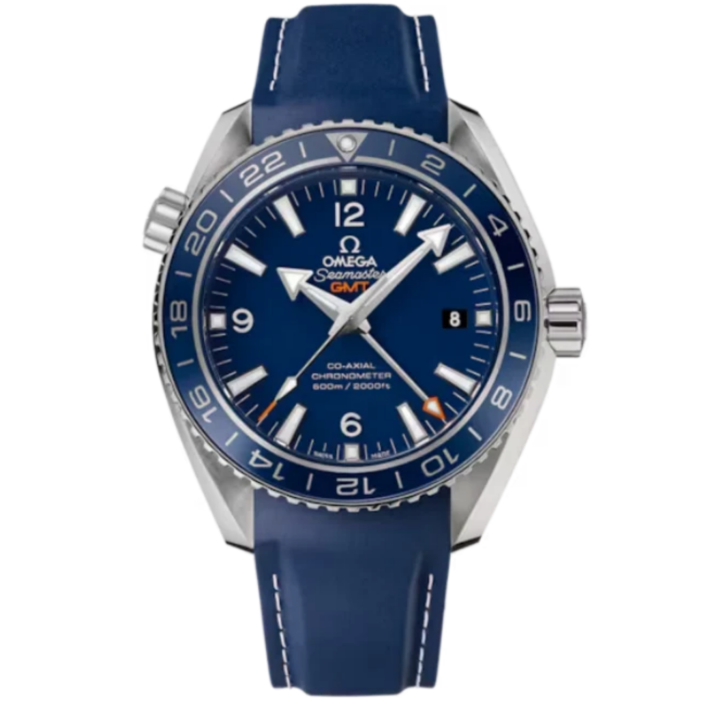 SEAMASTER PLANET OCEAN 600M GMT 43 MM TITANIUM WITH BLUE DIAL