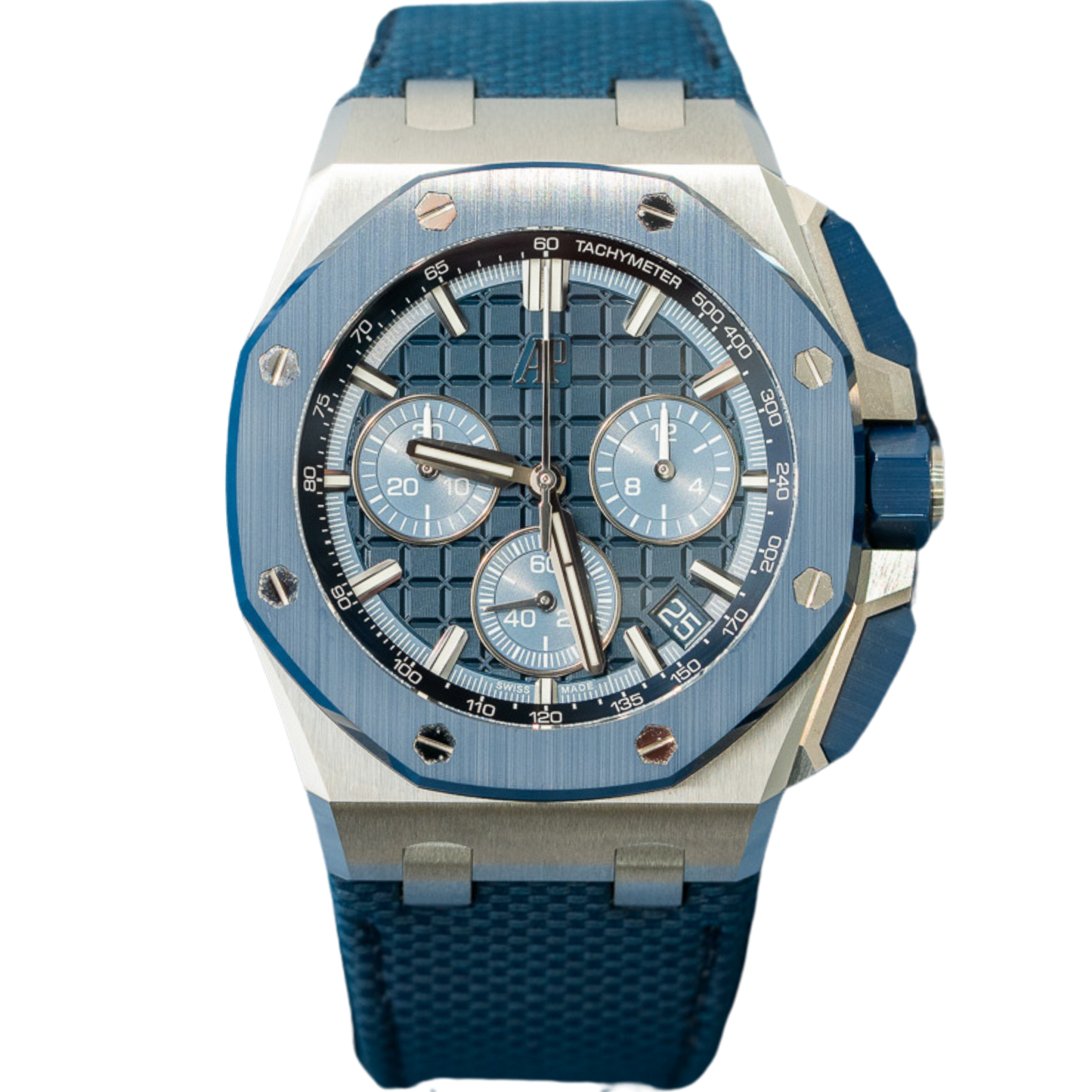 Audemars Piguet Royal Oak Offshore Ref. 26420SO.OO.A029VE.01 Stainless Steel 43mm Blue Ceramic Bezel