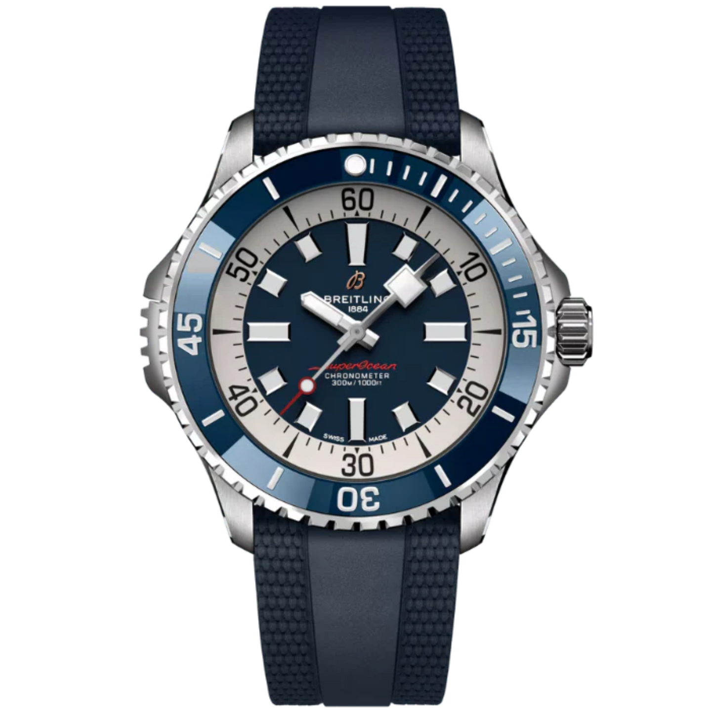 SUPEROCEAN AUTOMATIC 46 MM STAINLESS STEEL WITH BLUE DIAL