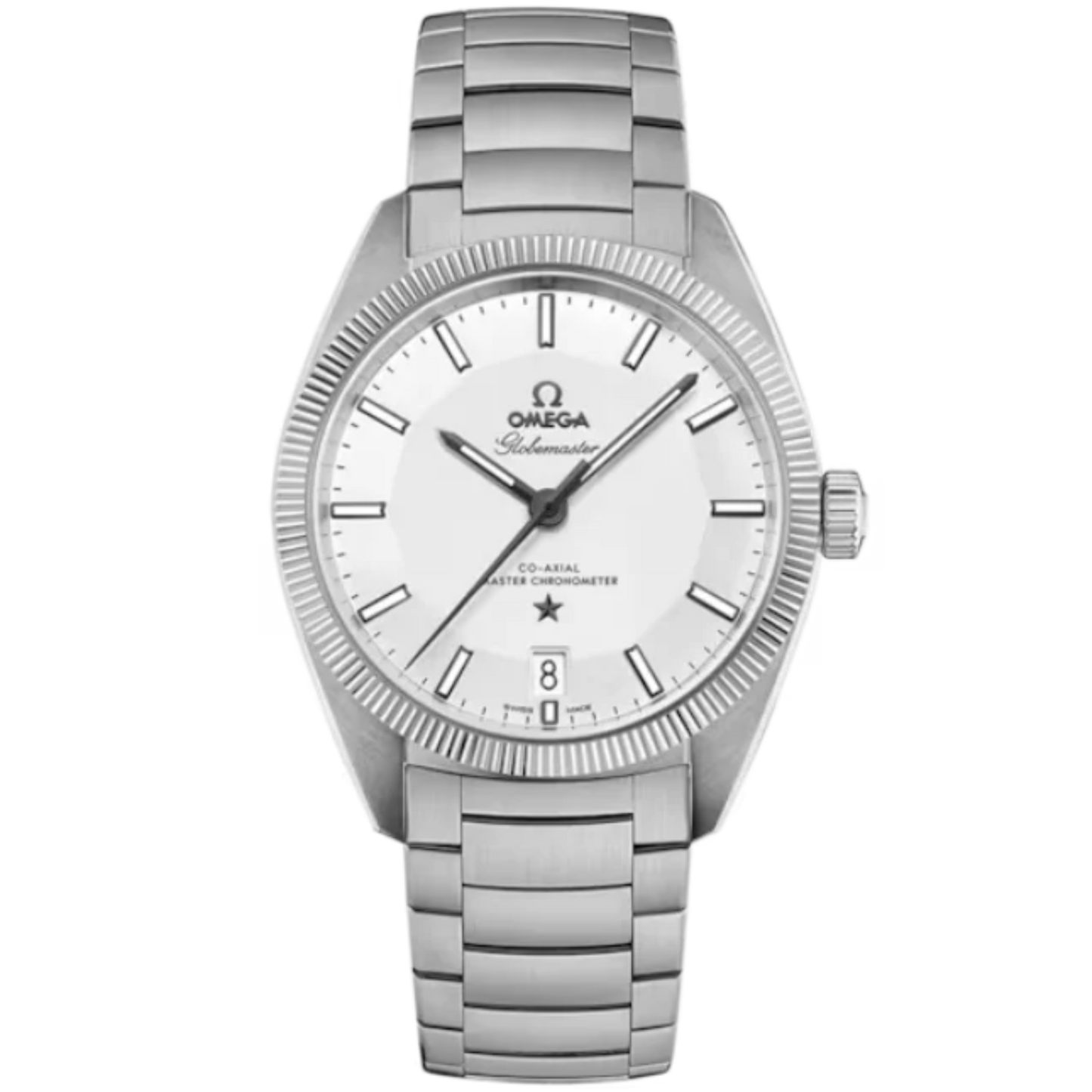 CONSTELLATION GLOBEMASTER 39 MM STAINLESS STEEL WITH SILVER DIAL