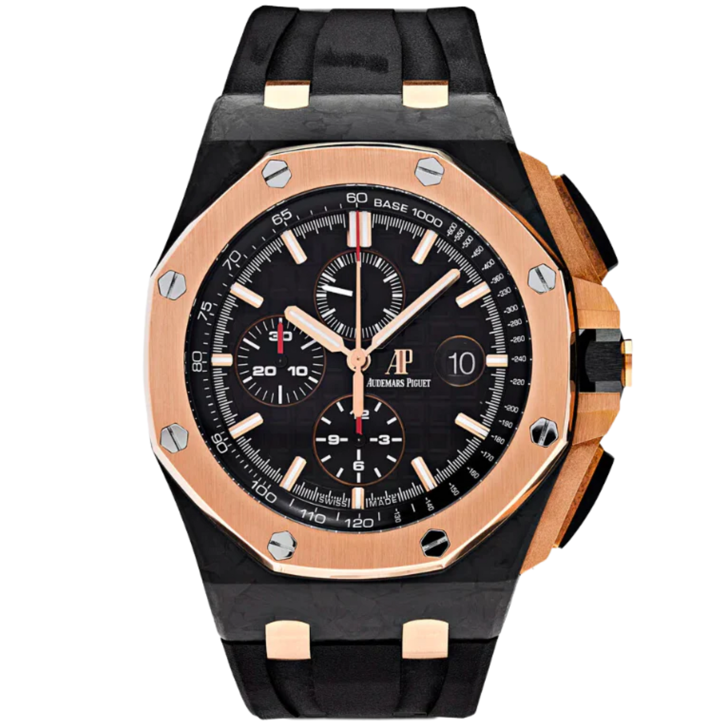 26406FR.OO.A002CA.01 Rose Gold/Forged Carbon QE2 Cup Offshore