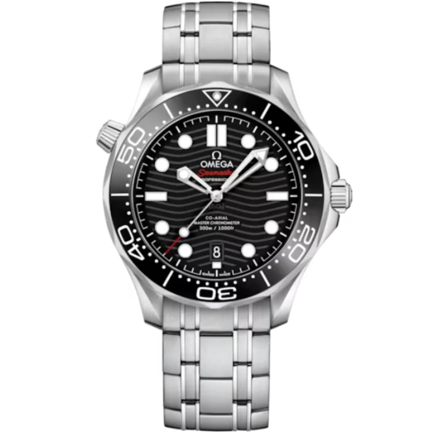 SEAMASTER DIVER 300M 42 MM STAINLESS STEEL WITH BLACK DIAL