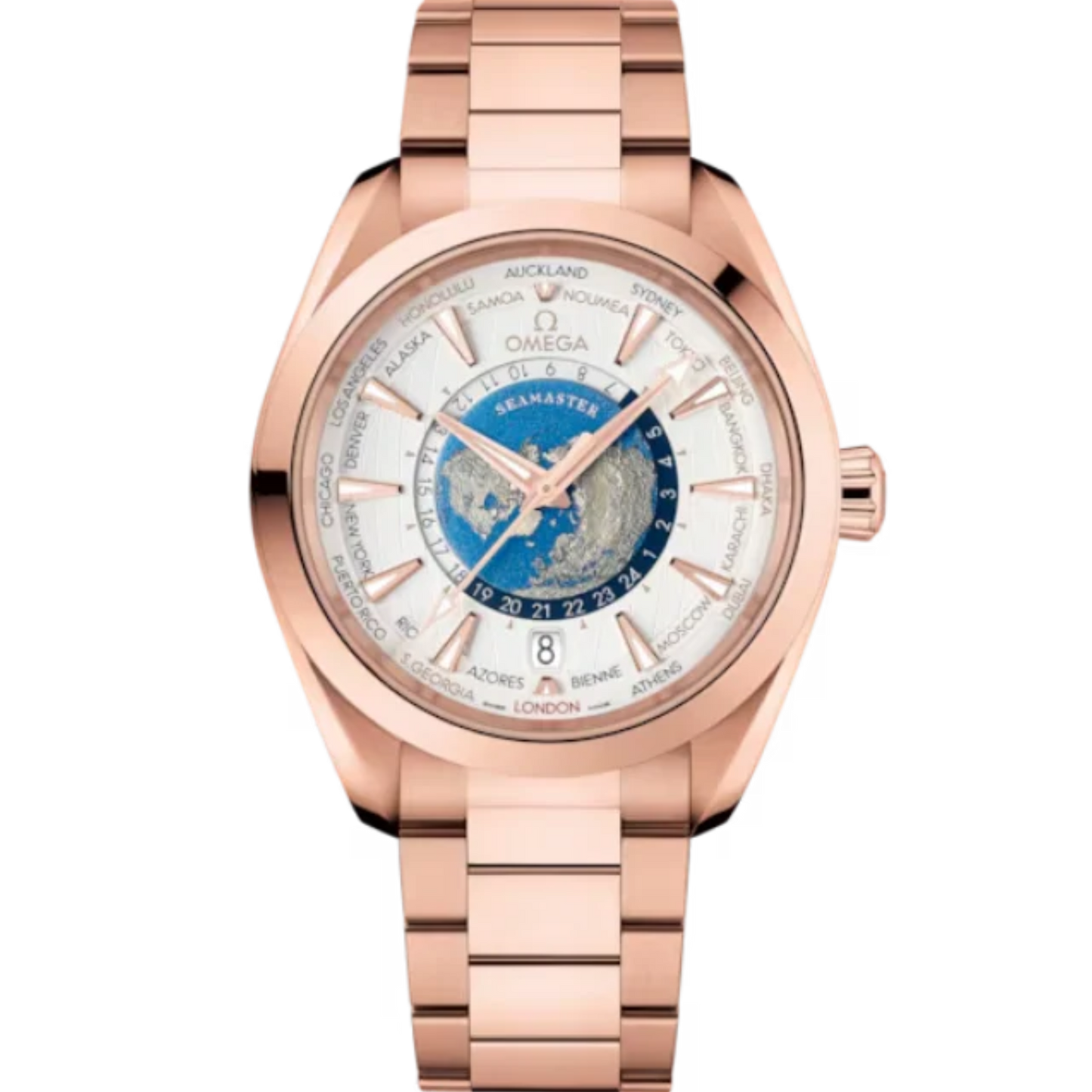 SEAMASTER AQUA TERRA 150M 43 MM SEDNA™ GOLD WITH SILVER DIAL