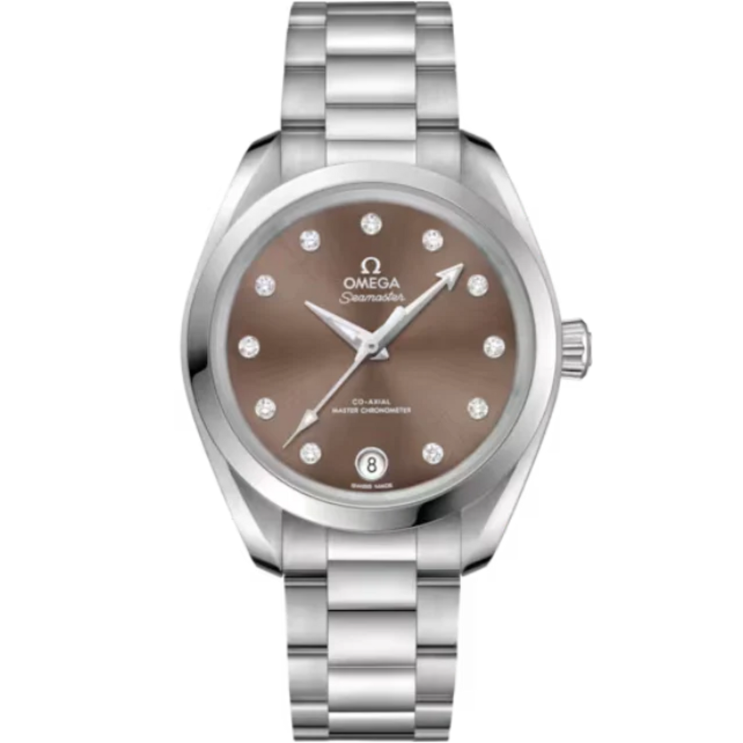 SEAMASTER AQUA TERRA 150M 34 MM STAINLESS STEEL WITH BROWN DIAL