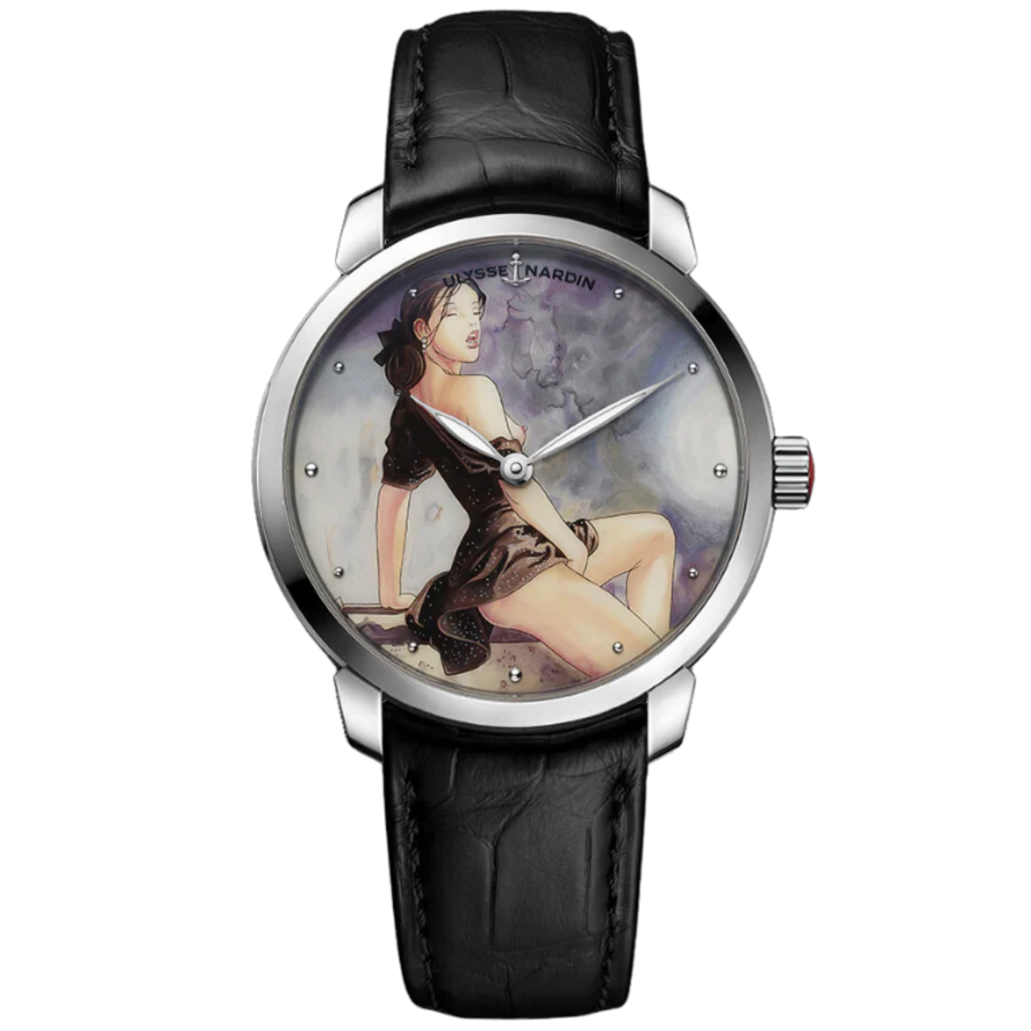 CLASSICO MANARA DECLIC 40 MM STAINLESS STEEL WITH WHITE DIAL