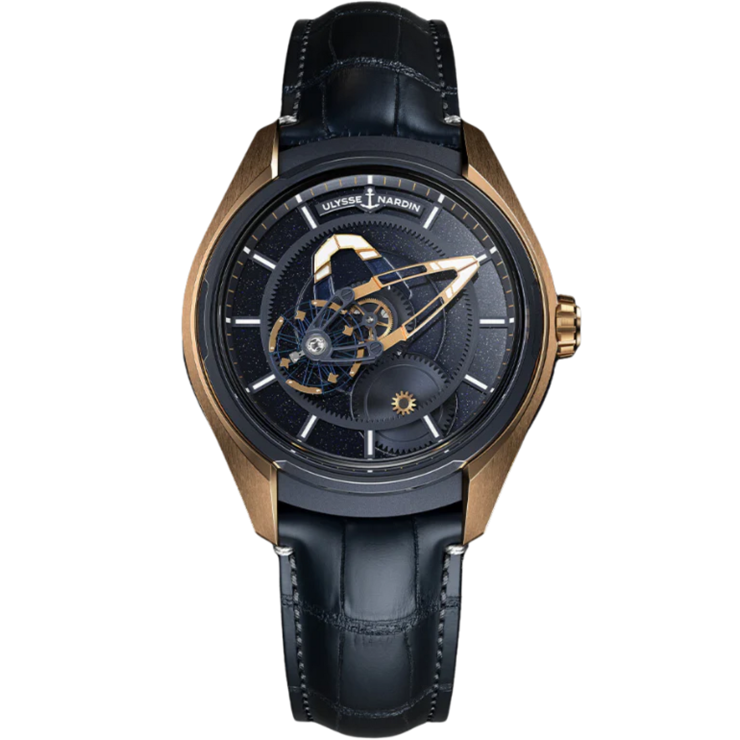 FREAK X AVENTURINE 43 MM TITANIUM - ROSE GOLD WITH BLACK DIAL