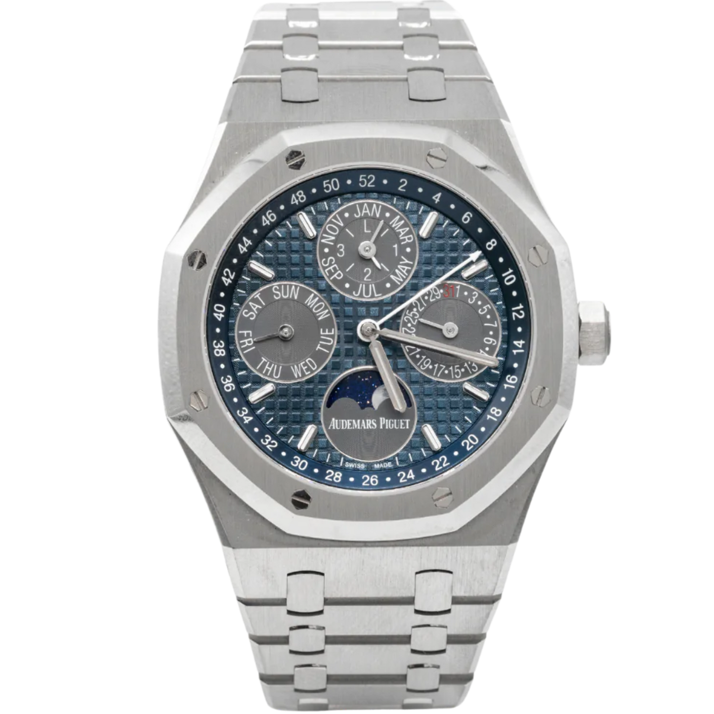 26574TI.OO.1220TI.01 Titanium Black /Blue Dial Perpetual Calendar 2022