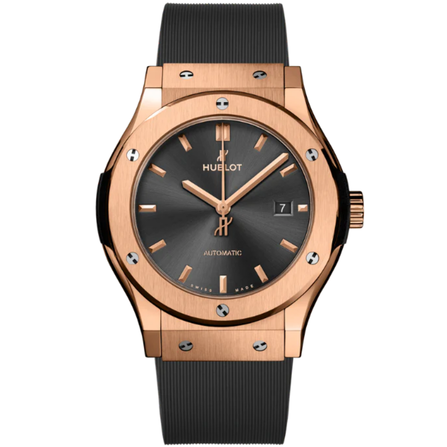 CLASSIC FUSION 3-HANDS 38MM RACING GREY KING GOLD