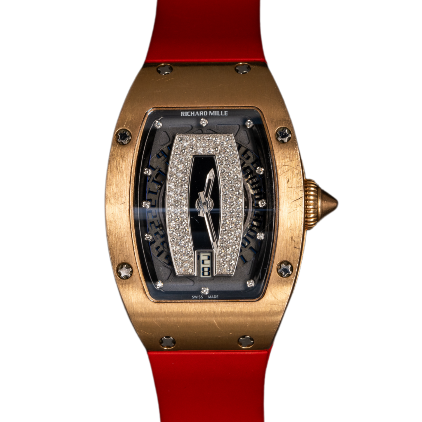 Richard Mille RM007 Rose Gold Pave Onyx Dial