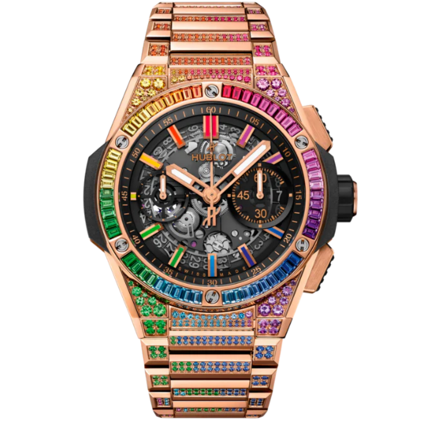 Big Bang 42mm INTEGRATED KING GOLD RAINBOW
