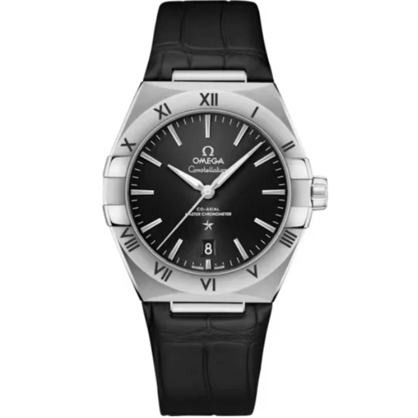 CONSTELLATION 39 MM STAINLESS STEEL WITH BLACK DIAL